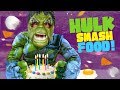 Hulk Smash Food Challenge! Thor Ragnarok Movie Gear Test & Toys Review by KIDCITY