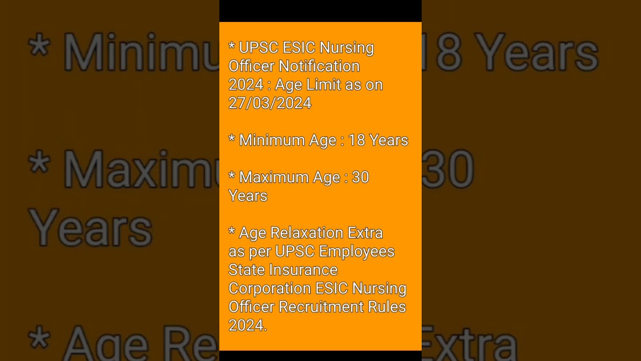 UPSC ESIC Nursing Officer / upsc Nursing Officer form fill up ❤️