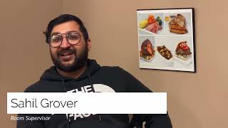 Sahil Grover, Room Supervisor at Tony’s Meats speaks about his role with the Company