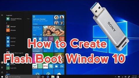 របៀបបង្កើត flash Boot Window 10  | How to create flash Boot Window 10  | KH Learning
