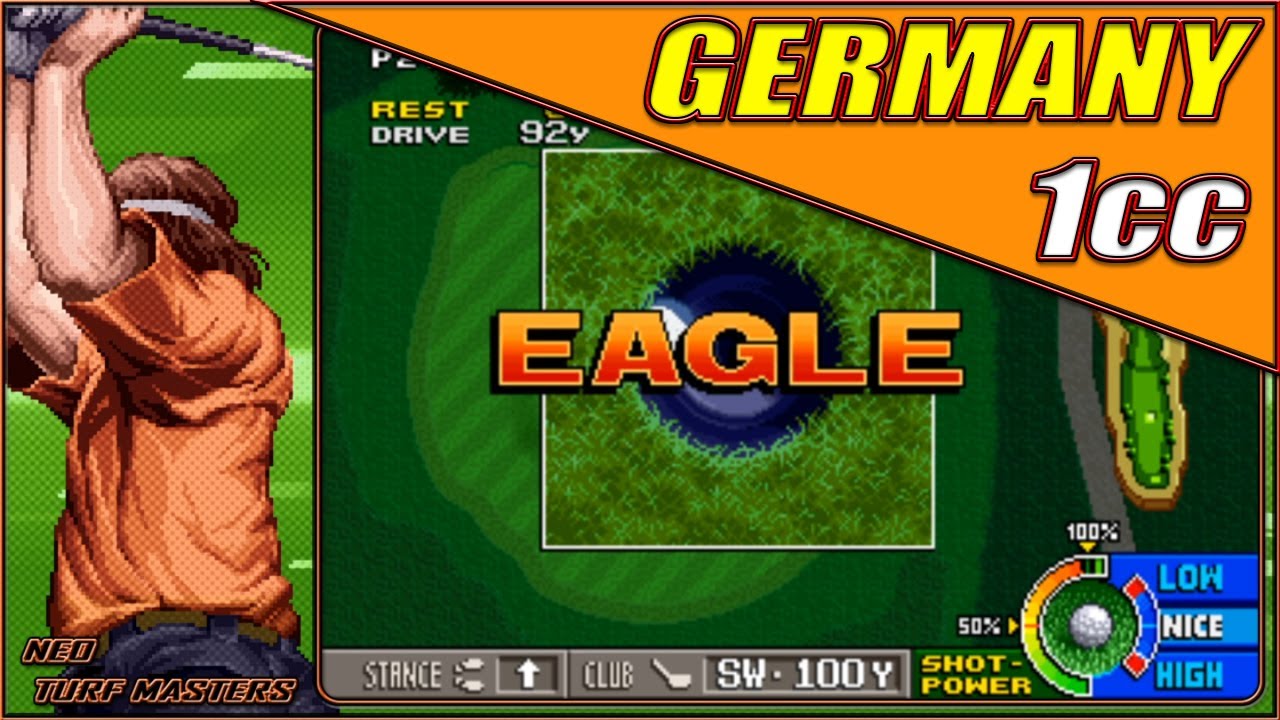 90'S ARCADE NOSTALGIA! 1CC - NEO TURF MASTERS - 16 UNDER - GERMANY : BADEN NATIONAL - MAME - GOLF