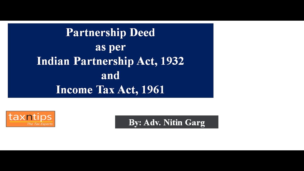 How to make Partnership Deed? | Remuneration Clause in Partnership Deed - By Adv. Nitin Garg