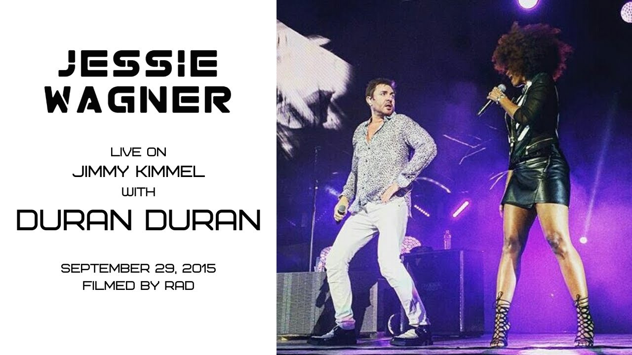 Jessie Wagner with Duran Duran