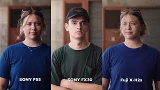 Three S35 Camera Comparison (Sony, Sony, Fuji)