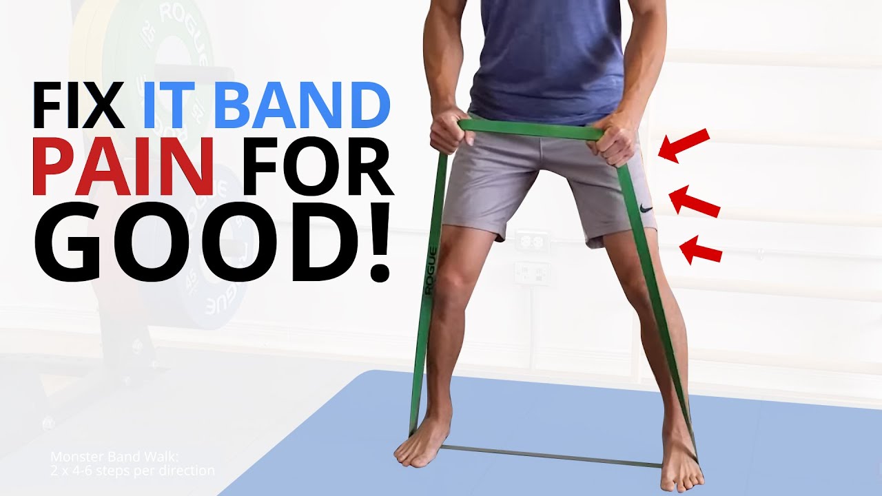 6 Exercises To Fix A Tight It Band / Itb Syndrome Pain [For Good!] - Youtube