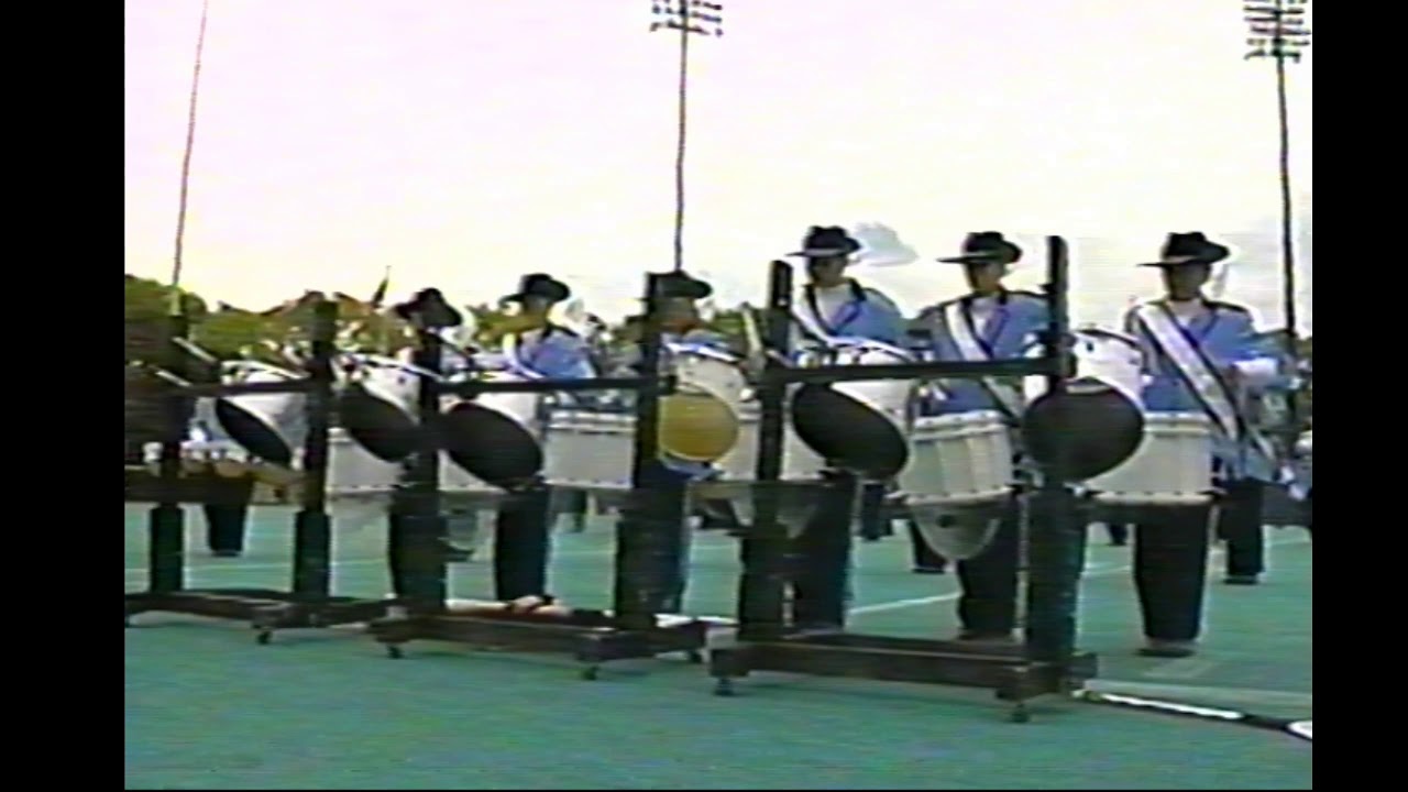 1996 Hilliard Marching Band Drum Solo YouTube