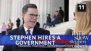 Stephen Colbert Fills Every Vacant Federal Government Job