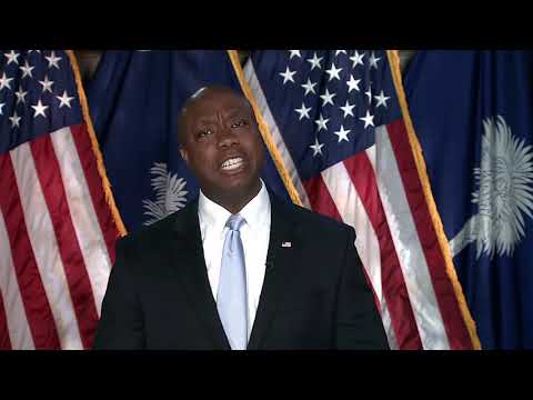 Sen. Tim Scott delivers GOP response to President Biden's address
