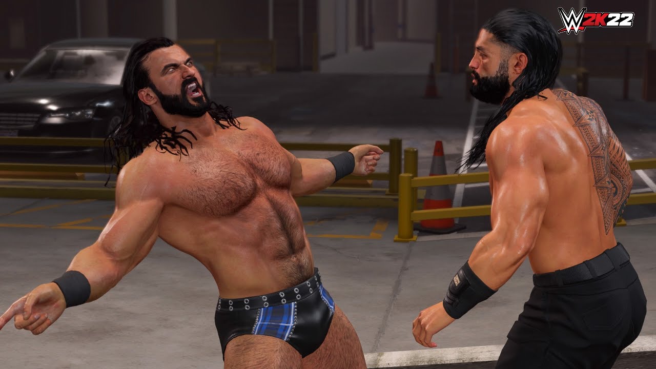 WWE 2K22 Roman Reigns Vs Drew Mcintyre