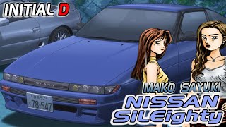 NISSAN SILEIGHTY SIL80 из INITIAL D! 🔰  Красивые девушки на красивой машине!