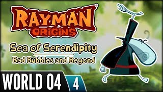 Rayman Origins (PS3) - World 04 - Level 4 - Bad Bubbles and Beyond