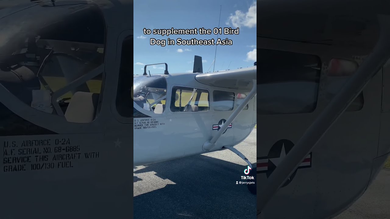 Cessna 0 2A Skymaster Up Close Review Vietnam Aircraft Plane