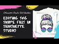 Creating custom shape fills in silhouette studio with svgs