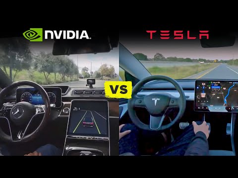 Nvidia Drive Vs Tesla Full Self Driving (Watch The Reveals)