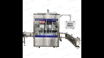 Fabric Softener laundry line with track filling machine, capping machine sticker labeling machine