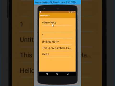 Notebook - My First Android App :)