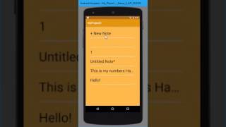 Notebook - My First Android App :) Wealth