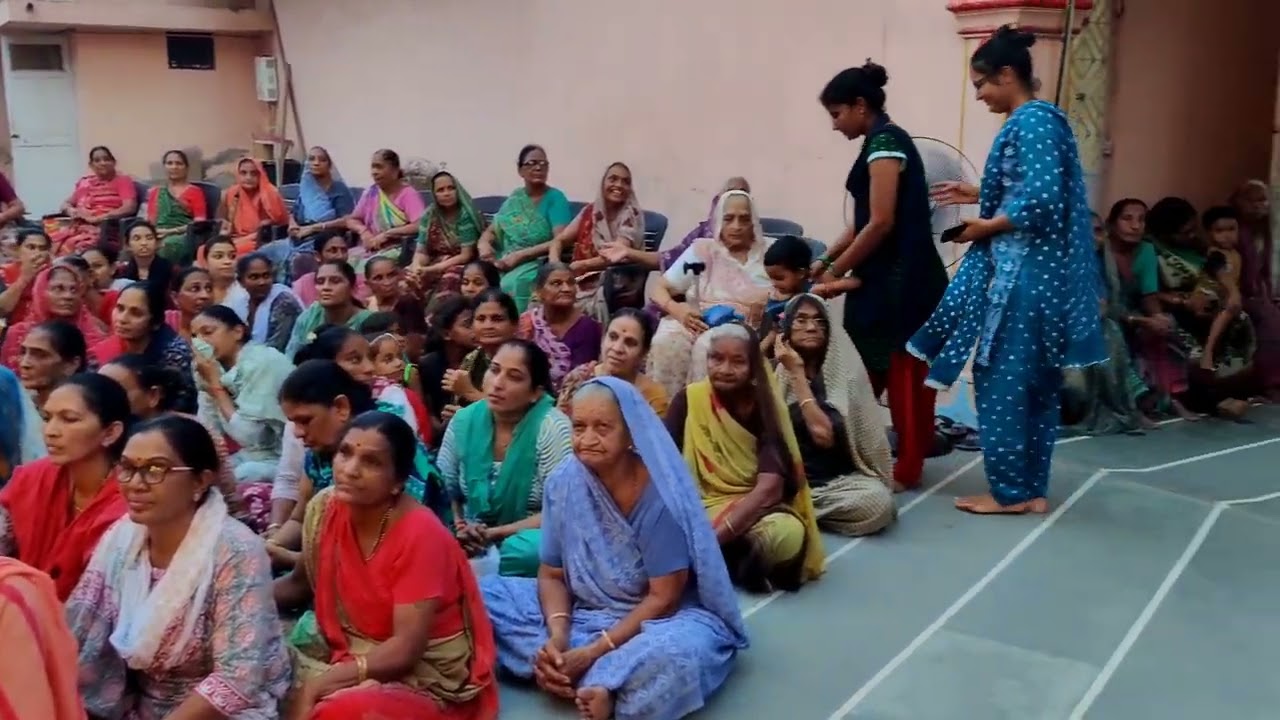 સ્વામિનારાયણ મંદિર ગામ-પોર હિંડોળા પૂર્ણાહુતિ