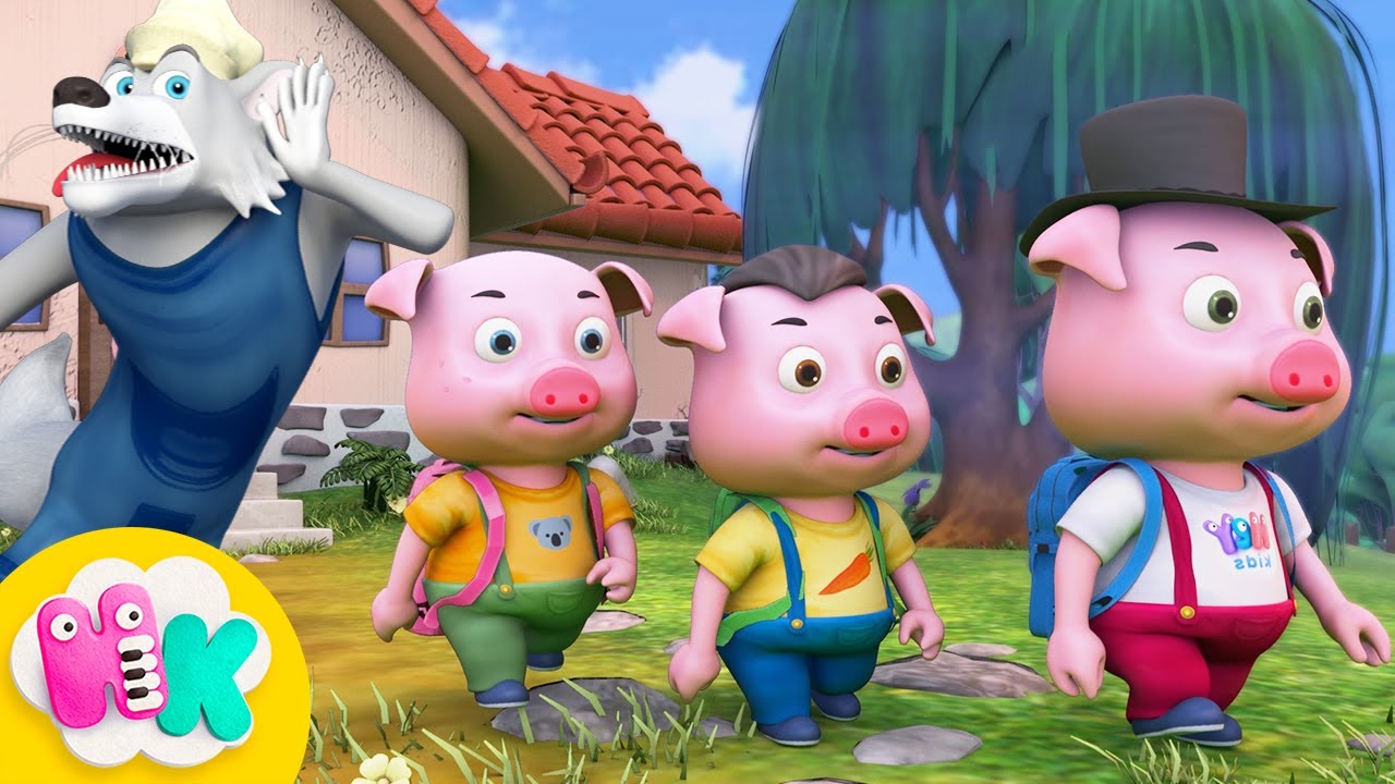 Tři Malá Prasátka 🐺 Pohádky na dobrou noc pro děti | HeyKids - Nejkrásnější pohádky