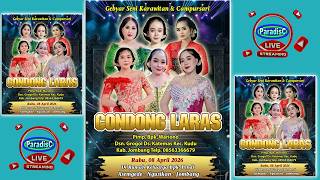 🔴📡 Gebyar Seni Karawitan & Campursari CONDONG LARAS Katemas - Kudu - Jombang Live Asemgede