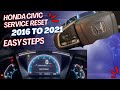 Honda Civic Service Reset FAST – Works on 2016–2022 Models