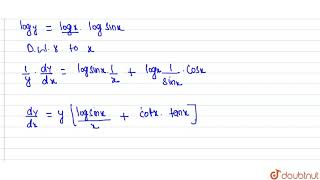 Differentiate Sinxlogx W.r.t. X.