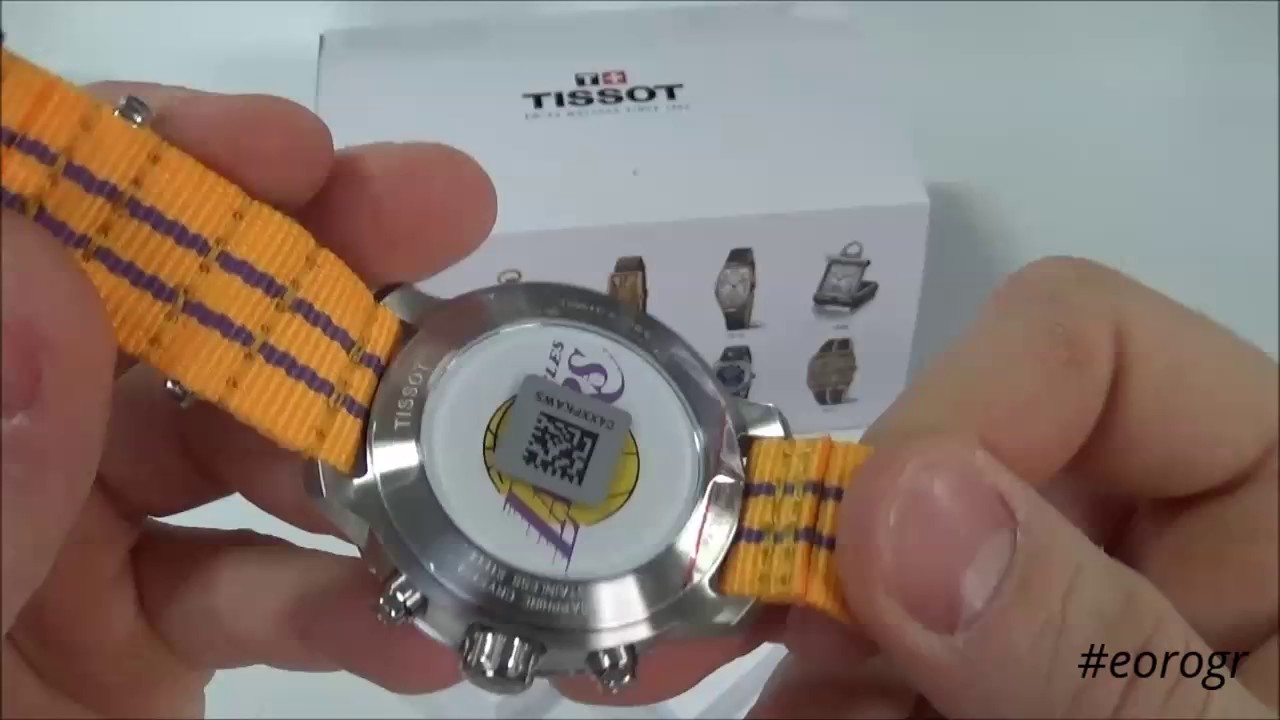 tissot lakers watch