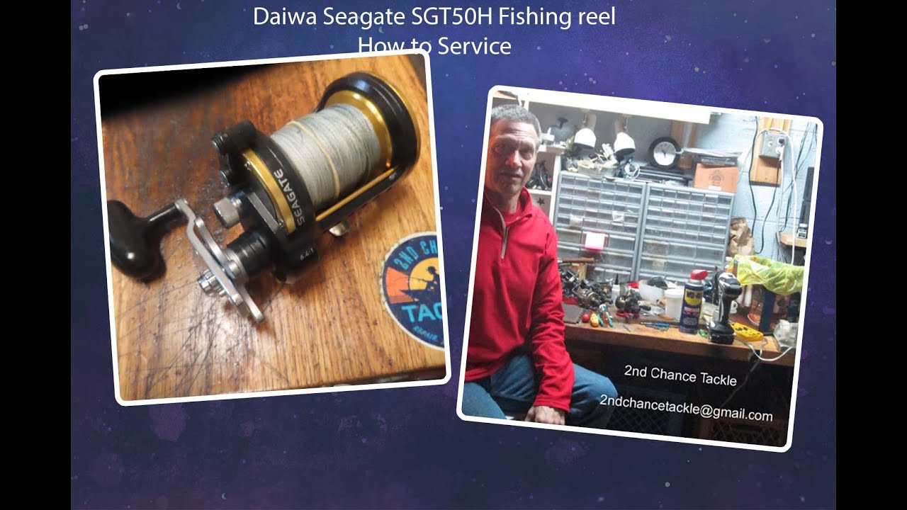 Как отремонтировать сломанную рыболовную катушку Daiwa Seagate SGT50H для морской рыбалки и прове...