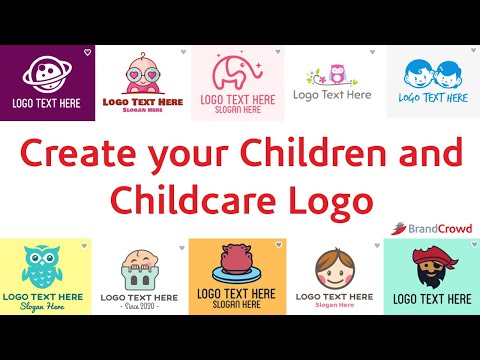 Children and Childcare Logo Maker