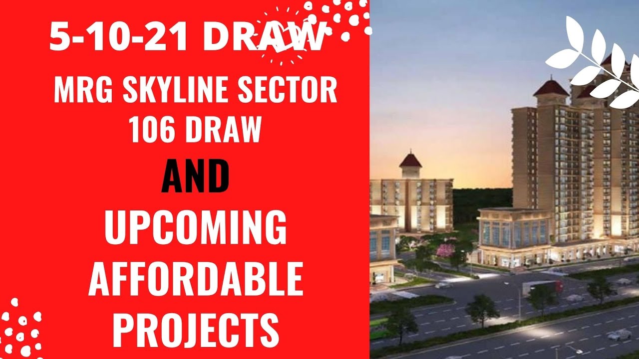 🔴 LIVE: MRG 106 Draw | Upcoming Affordable Projects in Gurgaon | 