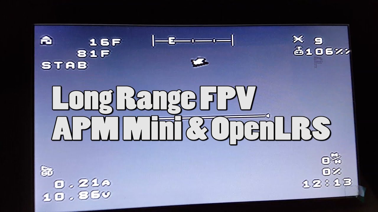 Long Range FPV APM Mini & OpenLRS