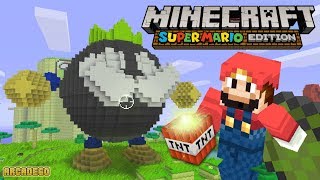 Minecraft Super Mario World - Part 101 Mario Destroy Princess Peach & Yoshi (Minecraft Super Mario)