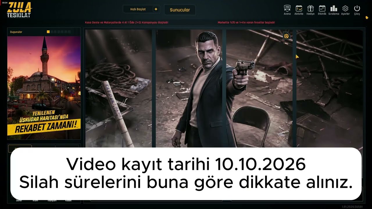 52K Materyalli 59 Seviye Zula Hesabı videosu