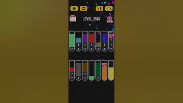 Water Sort Puzzle level 2387 #solveitwithme #watersortpuzzle #gamesolutions #puzzlegame #solutions