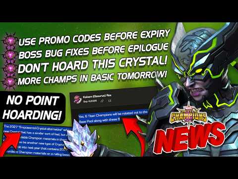 EXTRA Champs in Basic Crystal | More Clarity On NEW Empowered Crystal | NEW Update & Bug Fixes [MCN]