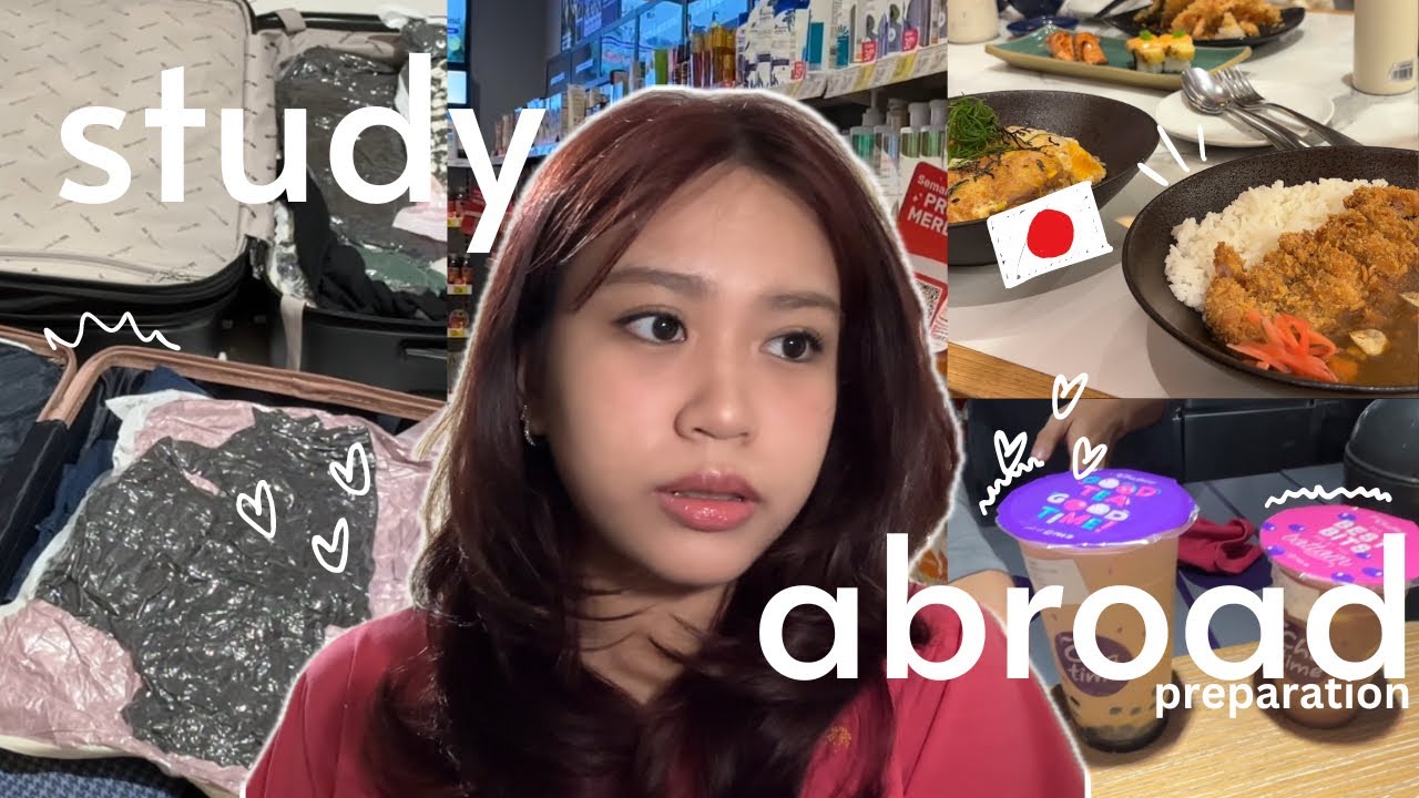 preparing for study abroad in japan 🇯🇵: haircut, shopping, packing ...