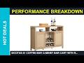 SICOTAS 51 Coffee Bar Cabinet Bar Cart with Review 2026