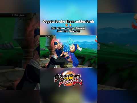 Vegito got mogged by moggeta 😭#dbfz #shorts
