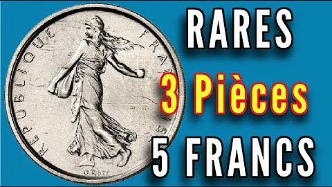 Quelle est la valeur des pièces de 5 francs en argent ?