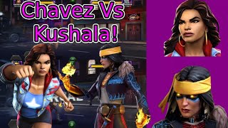 Kushala Vs America Chavez! Same Fights Comparison! Who's Better? | Marvel Contest Of Champions