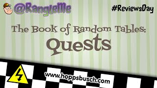 Book of Random Tables: Quests