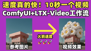 【10秒生成视频！】ComfyUI + LTX-Video极速工作流教程 | ComfyUI教程