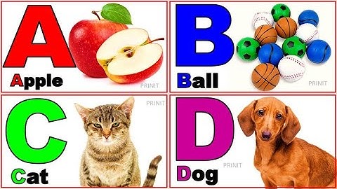 Learn Alphabet A to Z | English alphabet/A for APPLE Phonetics @PRINIT1419