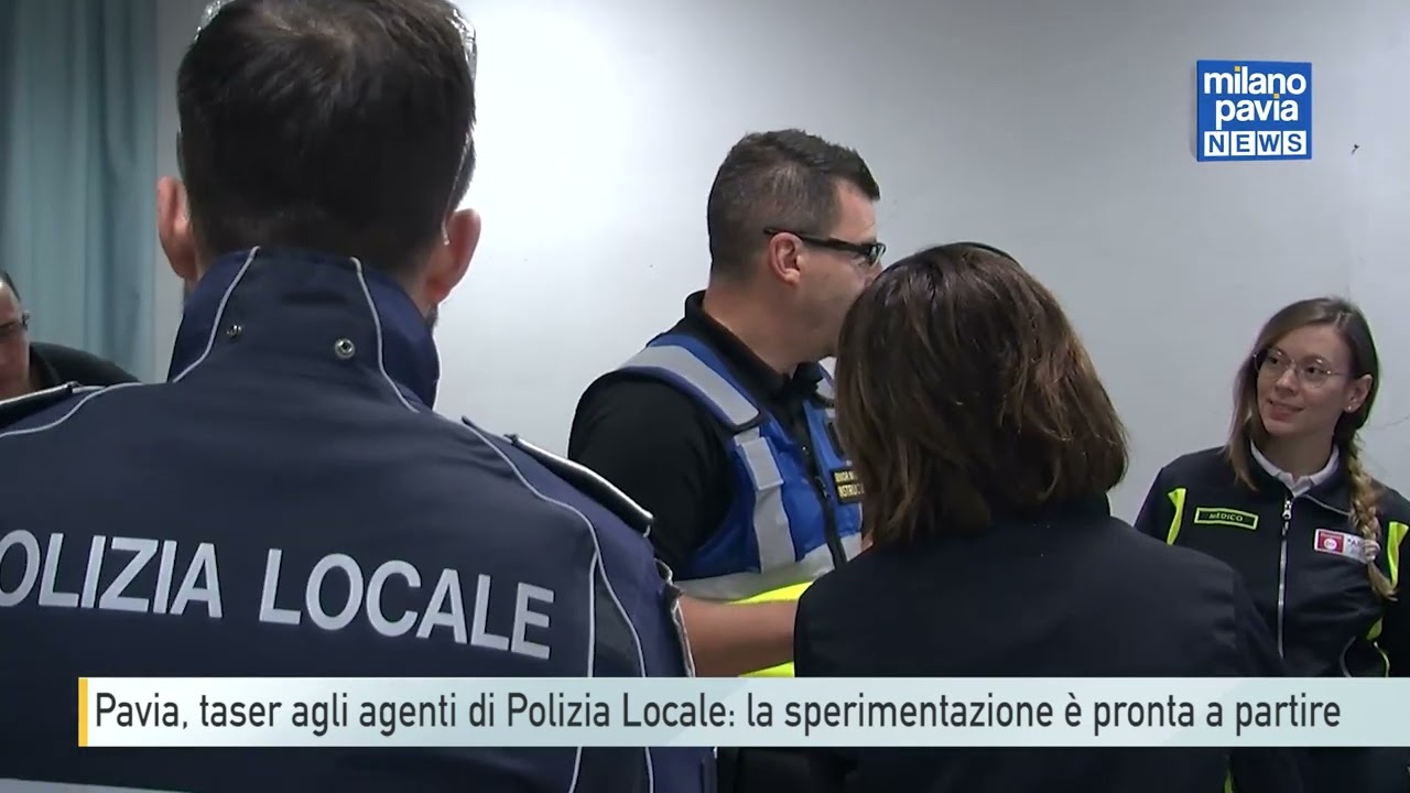 Pavia, taser agli agenti di Polizia Locale: la sperimentazione è pronta a partire