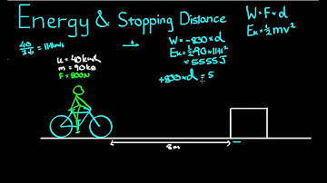 Energy and Stopping Distance Example