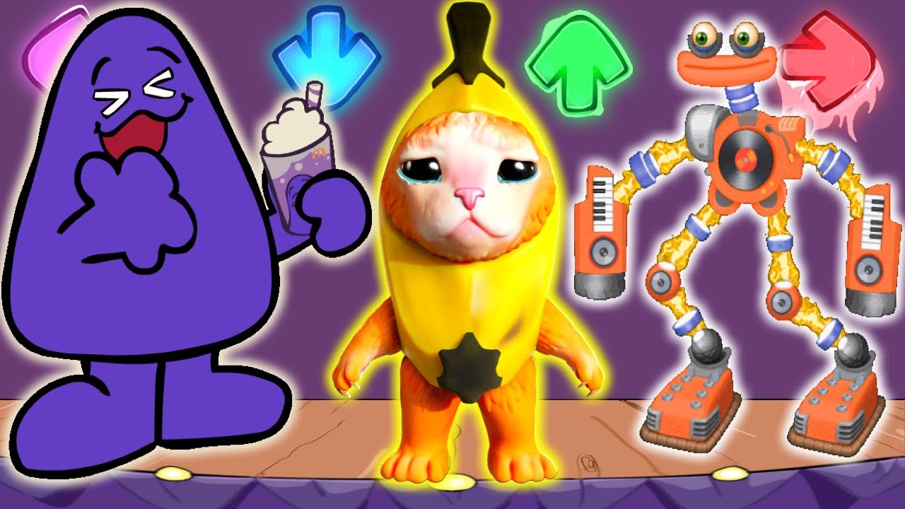 FNF vs Banana Cat Mod Test APK for Android Download