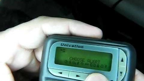 How to Change Alert on Unication Alpha Elite or Motorola Advisor Elite Alpha Numeric Pager
