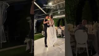 Mark ❣️ Kim Dance at Lake Como Italy wedding 💙 #kimmy_kimberley #markprin #markimthewedding 14_9_23 Resimi