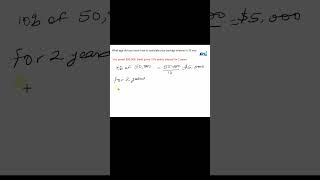 Fastest way to calculate savings interest mentally #shorts
