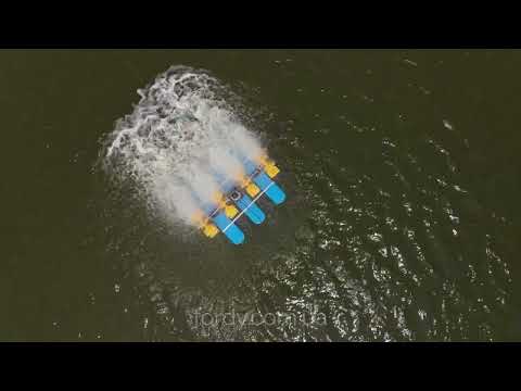 Колісно-лопатевий аератор Fordy SS SC-1.5 (4 лопаті - 1,5 кВт/380В), видео 1